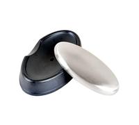 NIDONE Barre de Savon en Acier Inoxydable Anti-odeurs, Savon en Acier Inoxydable, Barre de Savon Anti-odeurs pour Les Mains en métal pour Parfum de Poisson à l'ail avec Base, Savon métallique