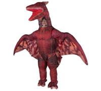 NIDONE Costume de dinosaure Red Pterodactyle gonflable Dinosaure Costume drôle Bouffle Halloween Costumes pour la fête Halloween Cosplay