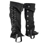 NIDONE Couvertures de bottes Renaissance Couvoirs de démarrage de pirate 1 paire VIKING MEDIEVAL BOOT COVERS AVEC COSTUME DE RENAISANCE POLYESTER POLYEST