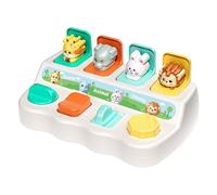 NIDONE Jouet interactif Pop-up, Jouet de Cache-Cache Animal Mignon, Jouets éducatifs Pop-up créatifs d'apprentissage pour Les Tout-Petits, bébés garçons Filles
