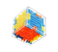 NIDONE Jouet Labyrinthe de Puzzle Cube 3D, boîte de Jeu à Main, Jouets à balles roulantes, Jouets pour Enfants, défi d'équilibre, Fidget
