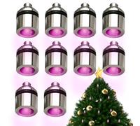 NIDONE Lumières de poupée 10pcs Lumières LED Miniatures Blanches impeccables sans Fil pour la Lampe à Griffe de Chat fonctionnant Minuscule pour Le Style Artisanal 2, Miniature pour la Maison poupée
