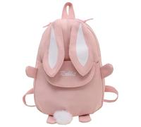 NIDONE Mini sacs à dos mignons, sac à dos imperméable Kawaii Bunny avec oreille pour l'école, la salle de sport, la bibliothèque, les voyages, la randonnée, les fêtes, le camping (rouge clair)