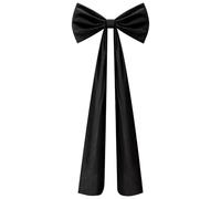 NIDONE Nœud pour cime d'arbre de Noël 19, 7 x 70, 9 cm en Velours Doux à Longue Queue pour Sapin de Noël, Ornements décoratifs à Suspendre pour Porte fête, Toile Fond Murale