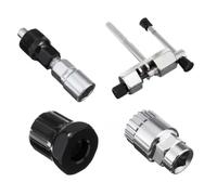 NIDONE Outil de réparation de vélo, Retrait Cassette, Ensemble d'extracteur manivelle, Fixation vélo, Support inférieur Montagne, 4 pièces