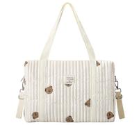 NIDONE Sac à couches pour bébé, sacs à couches messager, 14, 1x4, 7x11, 8 pouces de capacité sac bébé, fourre-tout léger portable avec poignée et sangle pour voyager
