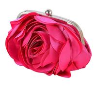 NIDONE Sac à main pour femmes, sac à main la fleur de sacs de soirée pour femmes roses élégantes avec la chaîne détachable la chaîne détachable pour fête du soir, cadeau rencontr