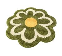 NIDONE Tapis de Bain Non Glissant de Baignoire de Baignoire Fleur Tapis de Douche en Forme de Tapis de Salle de Bain Absorbant pour décoration intérieure