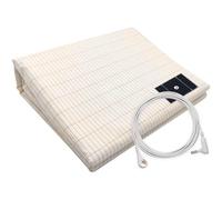 NIDONE Tapis de Mise à la Terre Tapis de Terre en Fibre d'argent avec Cordon Mise à la, draps Pliables 35x90, Drap lit Respirant pour Un Sommeil sain