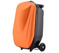NIDONE Valise de Scooter pour Enfants, Bagage Pliable de capacité, Scooter avec poignée télescopique, Bagage Multi-Poches à glissière pour Voyage