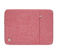 NIDOO 13.3 Pouces Housse Pochette de Protection Ordinateur Portable Sacoche Imperméable pour 13" MacBook Air 2014-2017/13.5" Surface Book 2 3/14" ThinkPad X1 Carbon Yoga 2020/14" Swift 3 5, Rouge