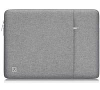 NIDOO 15.6 Pouces Housse Pochette de Protection Ordinateur Portable Sacoche Imperméable pour 15.6" Lenovo IdeaPad 530S 3 5/ThinkPad P53s E595 L590/ Swift 3/17.3" Dell XPS 17 / Precision 5750, Gris