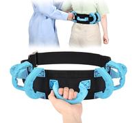 NIdreamCE Ceinture de Transfert de Patients avec 7 Poignées，Ceinture de Marche，Transfert de Patient, Marche, Prévention des Chutes (Bleu)