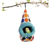 Nids D'oiseaux - 11x12x22cm Anti-picage | Nichoir À Oiseaux En Forme D'œuf Pour Cage | Hamac Suspendu Anti-morsure Pour Perroquet, Pour Dormir En Hiver, Repos, Élevage, Calopsitte, Conure, Inséparable