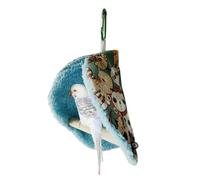 Nids d'oiseaux pour cages imperméables - 13 x 18 cm Bird Ten, lit chaud à suspendre pour l'hiver, cage cachette, abri de couchage, lit de couchage, cabane, jouet pour perruche, calopsitte, inséparable