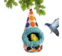Nids pour oiseaux | Lit pour avec protection contre les picotements et les morsures | Maison pour oiseaux chaud et confortable en hiver | Pour repos et élevage de conures, inséparables, canaris