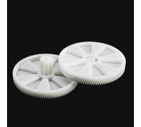 NIDUNO 2pcs Meuleuse de Viande Pinion Pièces de Rechange Moulage Engrenage en Plastique KW650740 for Kenwood MG400 450 470 500 PRO1400 1600 for Delonghi KMG1200