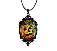 NIEBYI Collier ras du cou gothique avec pendentif en verre pour femme - Chaîne vintage en corde - Chauve-souris mystique - Style punk foncé - Bijoux d'Halloween - Accessoires cadeaux