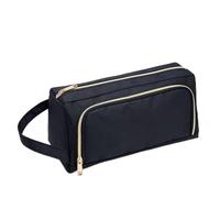 NIEBYI Trousse à crayons de grande capacité à 2 compartiments, pochette à stylos, fournitures scolaires, grande taille avec poignée, organiseur de bureau central pour fille, étudiante, adolescente