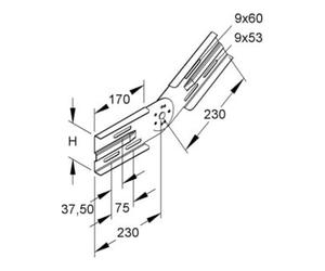 niedax Niedax Articulation WSGV 105 Quantité:1