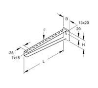 niedax Niedax Console murale KTA 300 E3 Quantité:1