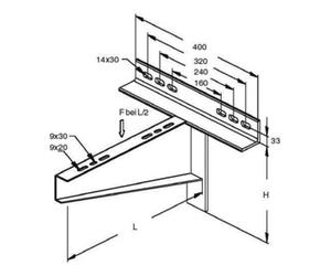 niedax Niedax Console porteuse KTTSS 300 Quantité:1