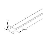 niedax Niedax Couvercle de goulotte RD 50 Quantité:3