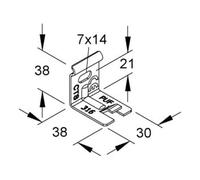 niedax Niedax Fixation de console Geomet GTWAB 50 FG Quantité:1