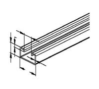 niedax Niedax Rail d'ancrage 2986/2 FO Quantité:2