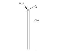 niedax Niedax Tige filetée M 10/2000 Quantité:1
