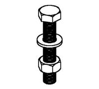 niedax Niedax Vis hexagonale SKM 10X25 V Quantité:1