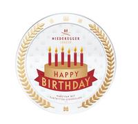 Niederegger pâte d'amande torte joyeux anniversaire