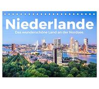 Niederlande - Das wunderschöne Land an der Nordsee. (Tischkalender 2026 DIN A5 quer), CALVENDO Monatskalender: Tauchen Sie ein in die außergewöhnliche Welt der Niederlande.