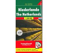 Niederlande - pays bas 1/300000 Edition trilingue allemand-anglais-français - Collectif - Freytag Et Brendt - broché - Atlas / carte