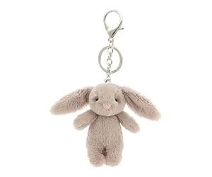 Niedlicher porte-clés lapin en peluche pour sac à dos, mini lapin 3,5 pouces comme cadeau pendentif pour femme