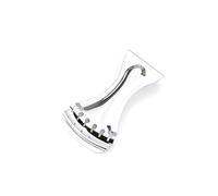NIEI Durable Tailpiece, Chevalet à 6 Cordes pour Dobro Style pour Guitare Résonateur, Chromé.