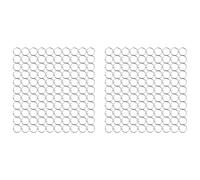 NIEI Lot de 200 anneaux de reliure en vrac de 25 mm pour scrapbooking, album, loisirs créatifs