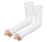 NIEITRK Manchette Gaming,Manchette Bras Homme,Manchon De Compression Bras,Manchon,Manchette Bras Femme,Manchon Bras,Gaming Sleeve,Manchettes Thermiques De Running Homme,Manchette Volley,Blanc