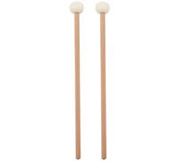 Niejgay 2 PièCes SéRies avec la Double TêTe Tambour Cymbale Gong les Bâtons de Marteau Souple Maillet les de Maillets le Marteau en Feutre 385Mm