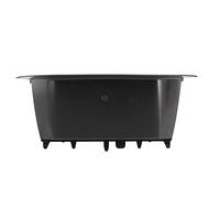 Niejgay Garniture de Traction de Poignée de Porte Intérieure Intérieure Automatique de Voiture pour F25 F26 X3 X4 2011-2017, Côté Gauche, Noir