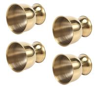 Niejgay Set de coquetiers en acier inoxydable pour œufs à la coque et porte-outils de cuisine, doré