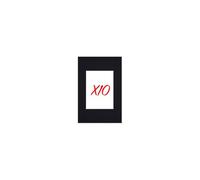 nielsen - 10 passe-partouts standard noirs pour cadre 40 x 50 cm - Photo 28 x 35 cm - Noir