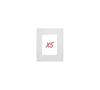 nielsen - 5 passe-partouts standard blanc pour cadre 60 x 80 cm - Photo 40 x 60 cm - Blanc