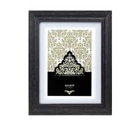 accent by nielsen cadre photo, 21 x 29,7 cm (A4), bois, Noir, cadre documentpour accrocherau format paysage et portrait, verre véritable, Vintage
