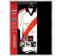 nielsen cadre maillot, 70 x 90 cm - plaque acrylique, aluminium, Argent mat, cadre objetpour accrocherau format paysage et portrait, verre synthétique, Framebox