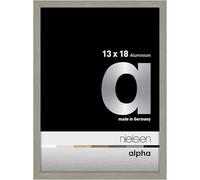nielsen cadre en aluminium Alpha, 13x18 cm, Gris Clair