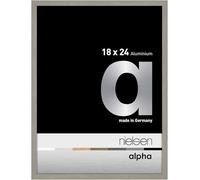 nielsen cadre en aluminium Alpha, 18x24 cm, Gris Clair