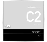 nielsen cadre photo aluminium C2, 40x40 cm, blanc brillant