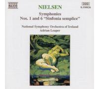 Nielsen, Carl August Symphonies Nos. 1 & 6 (CD) Album