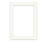 nielsen Conservation Passepartout carton 1,5 mm | format extérieur 50x70 cm pour format d'image 40x60 cm | blanc ivoire (blanc crème) | surface lisse